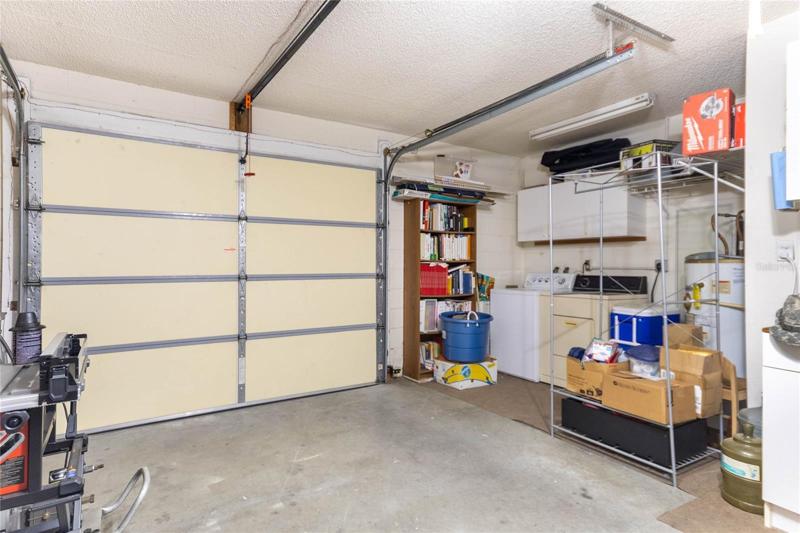 Laundry in Garage