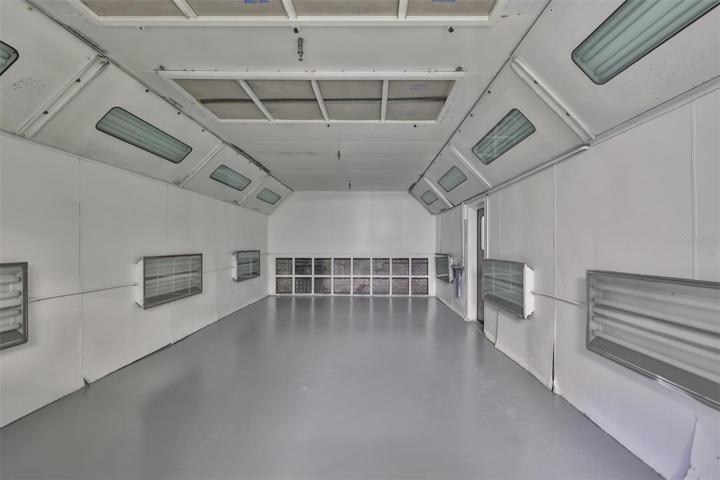 Non-Operational Paint Booth Off Bay 3
