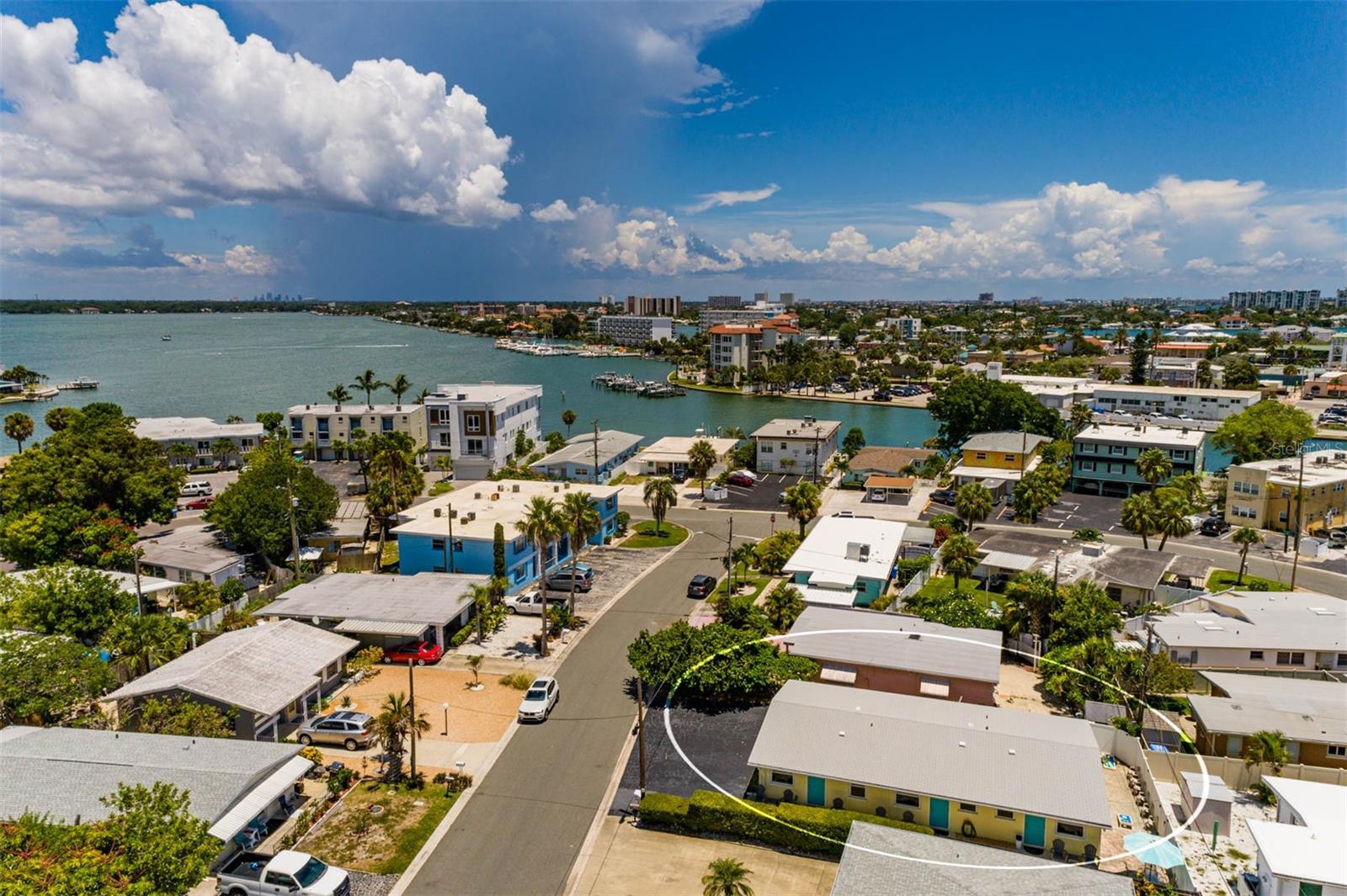 Looking Southwest of the Property to Intercoastal