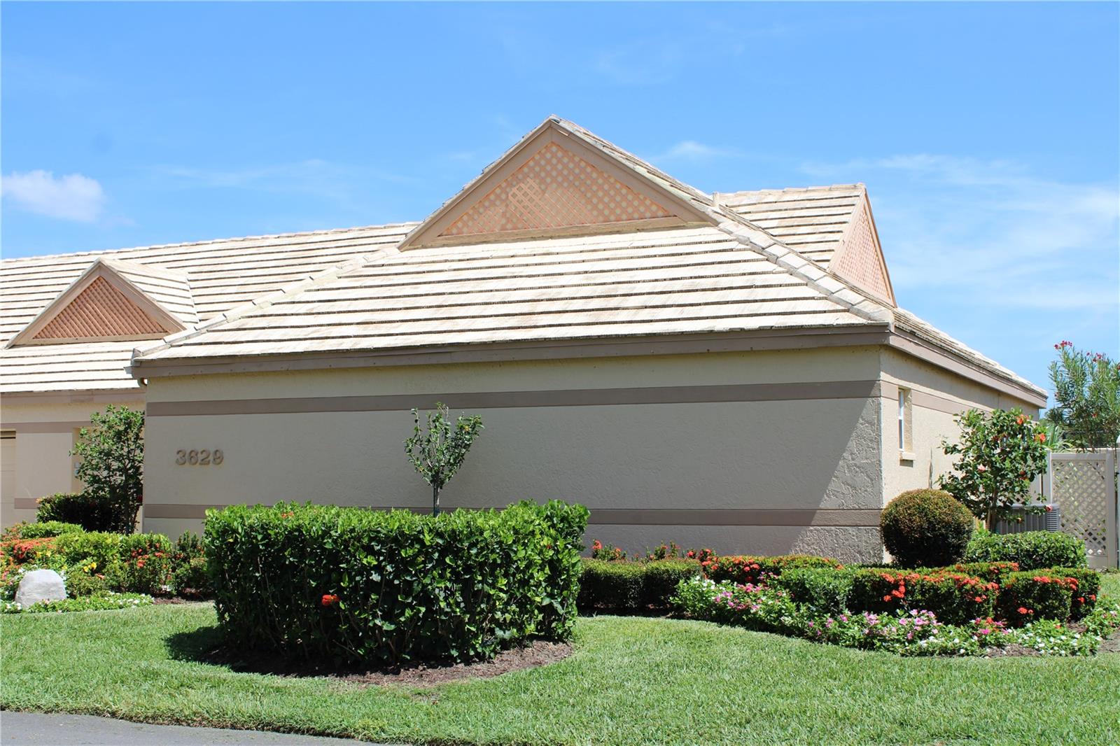 Front of condo