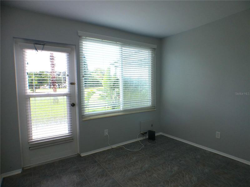 Exit to back patio