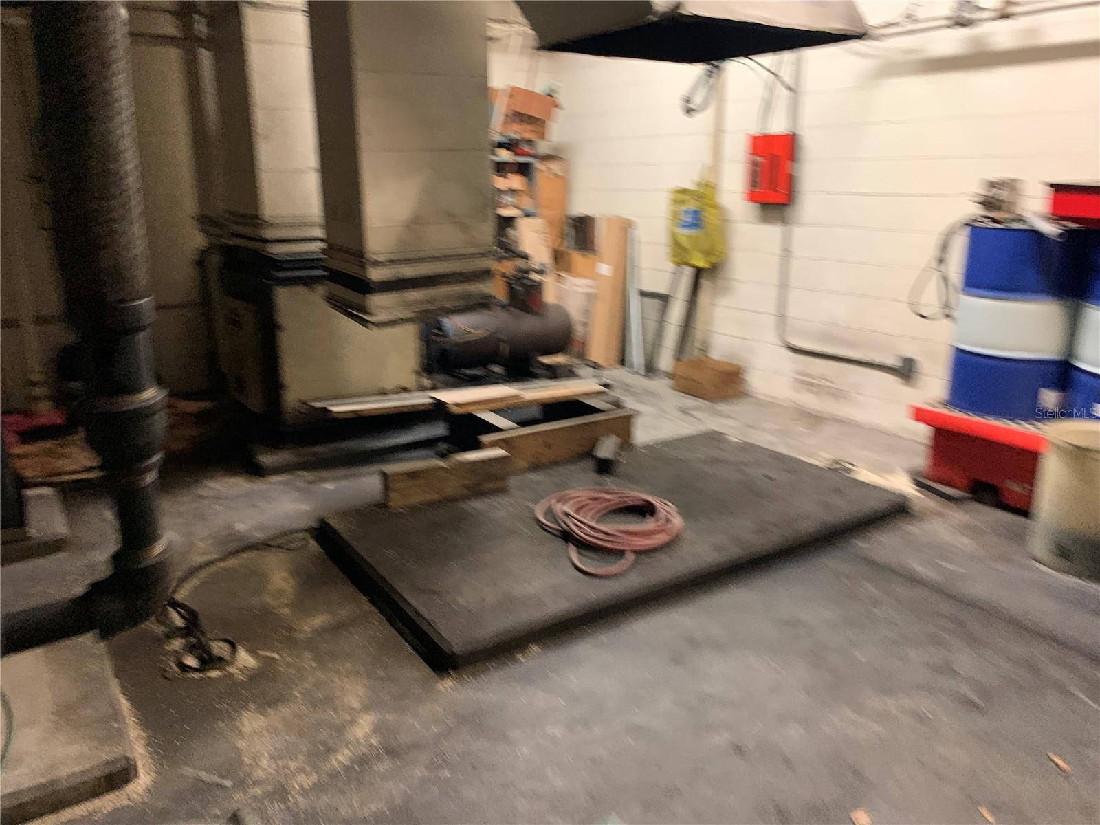 storage room 2 but will be leveled and cleaned