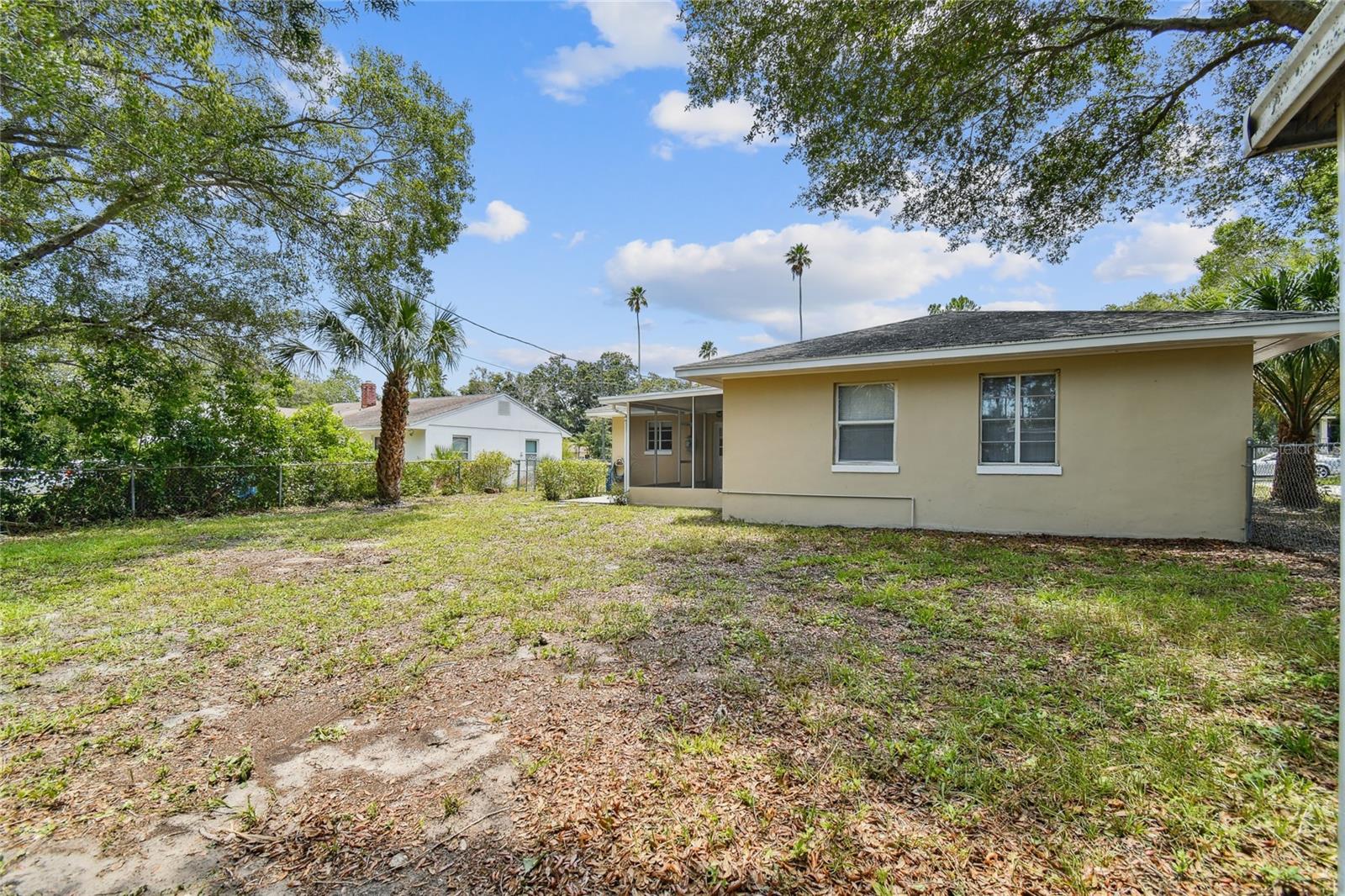 Large Back Yard