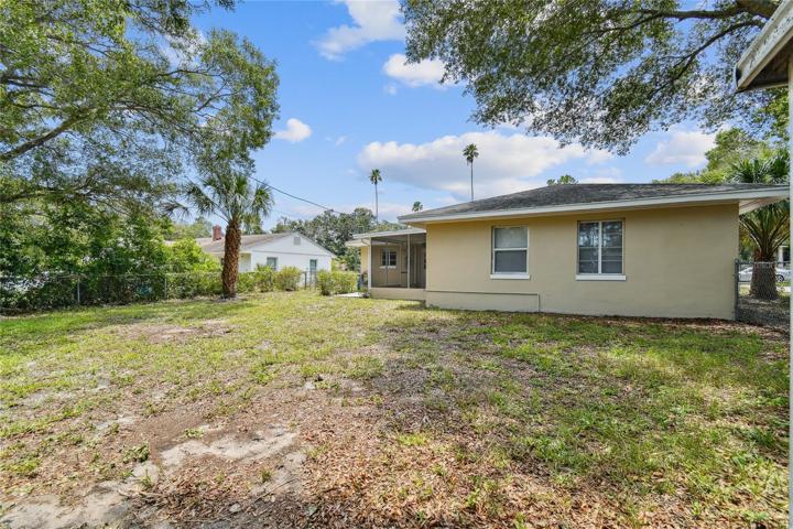 Large Back Yard
