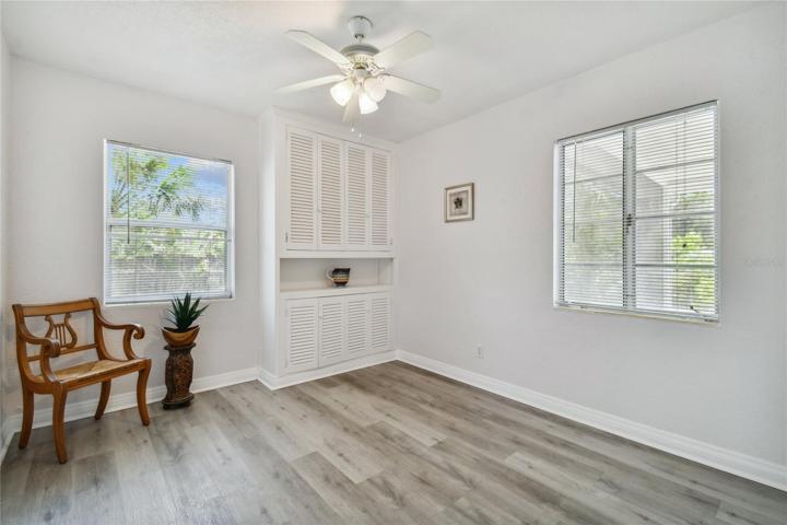 Custom Built in Cabinet in Cozy Bedroom