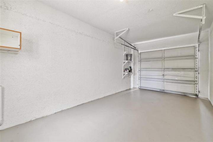 Freshly Painted Garage