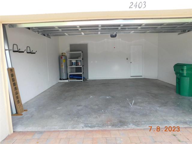 garage with hurricane shutters