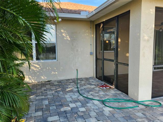 open patio area