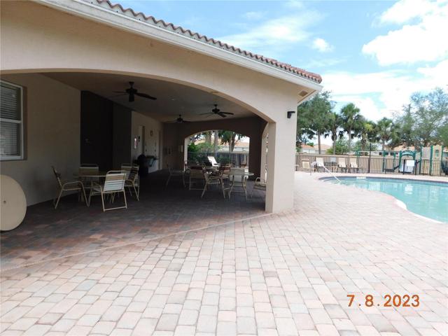 covered clubhouse area