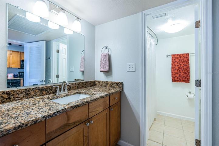 SEPARATE VANITY ROOM- Entering from Bedroom. Close the Door for Privacy. While 1 person is Showering, Another Person can Get Ready Here