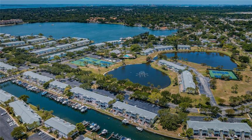 View Looking SW over Big Bayou- St Pete Beach, Pass-a-Grille & Treasure Island are 20-25 min East