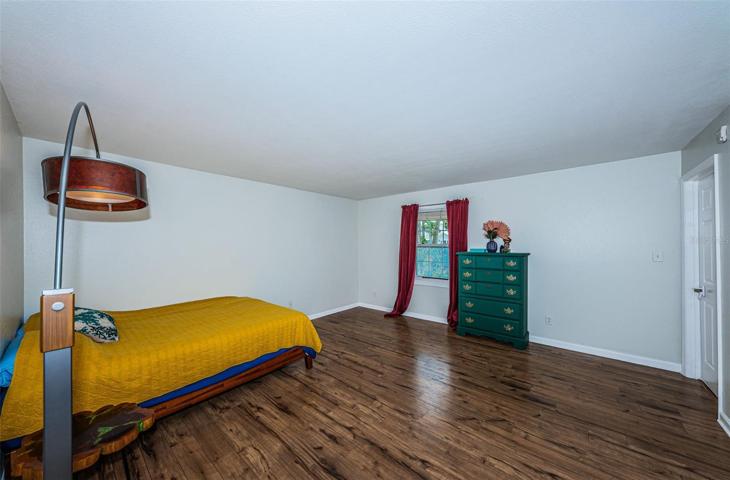 BEDROOM is EXCEPTIONALLY LARGE 15 x 15 sq. ft.