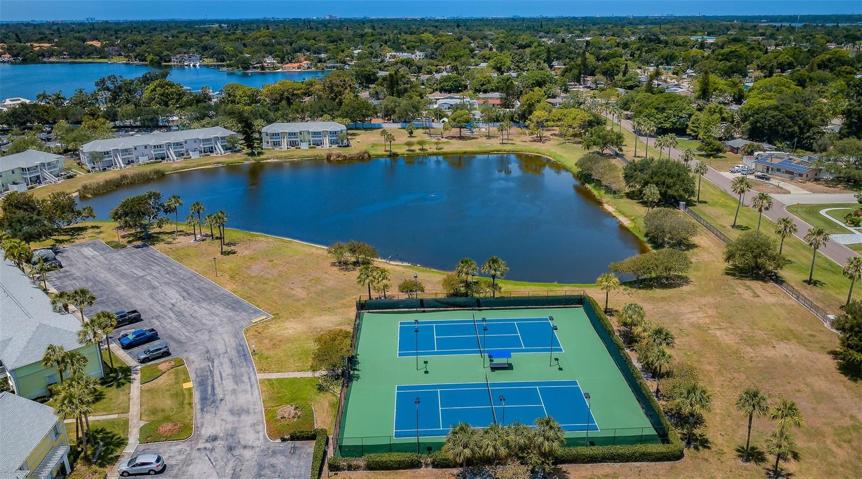 POND #2 & PICKLEBALL/TENNIS COURTS #1- on Your Right Upon Entering Community