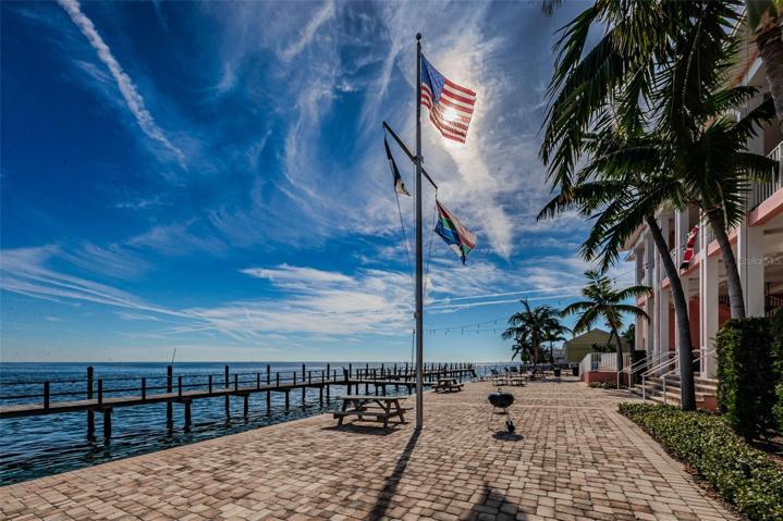 Heated Pool on Tampa Bay is on the Other Side of Yacht Club