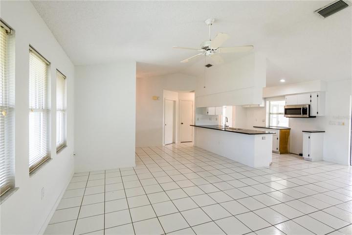 Kitchen and Living Area