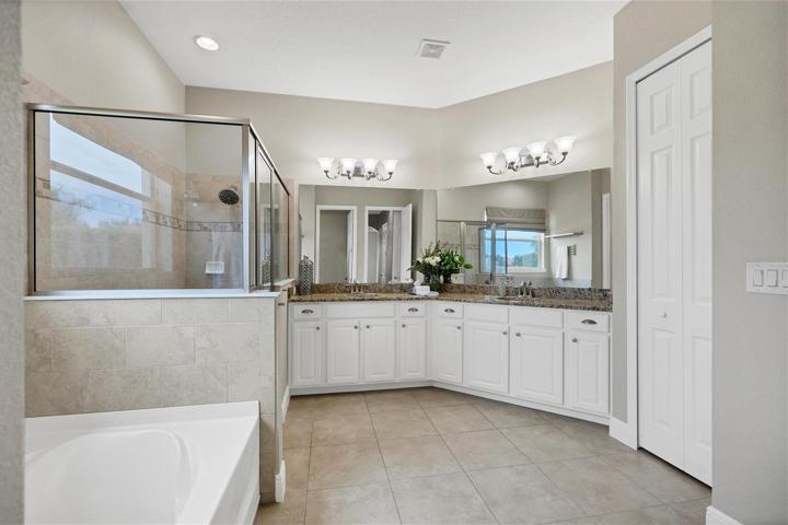garden tub and shower stall