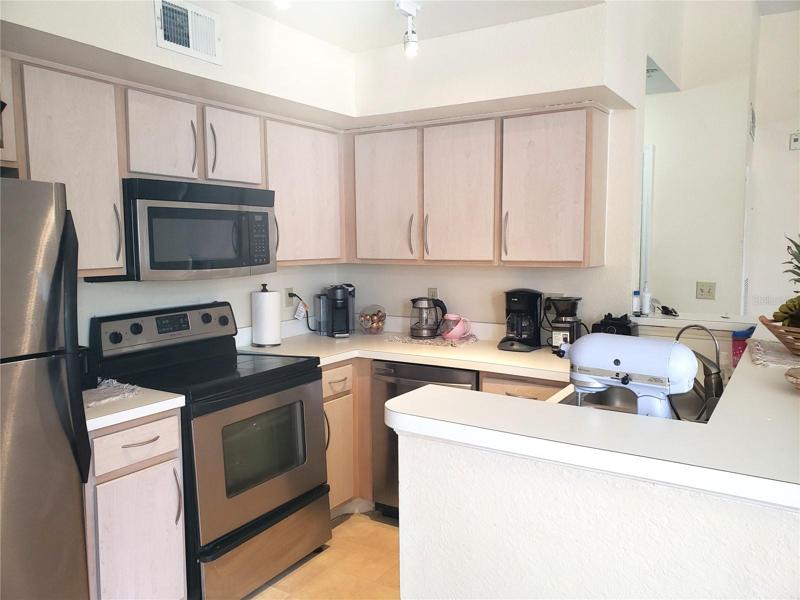 Lovely Kitchen with Stainless Steel Appliances