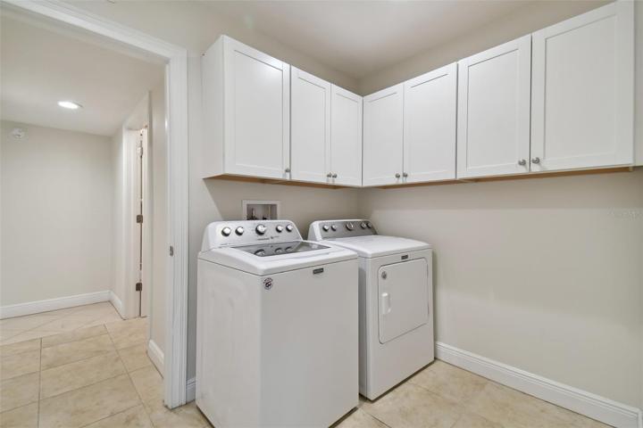 Laundry on first floor