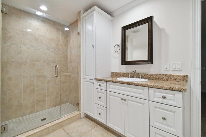 Primary bath shower
