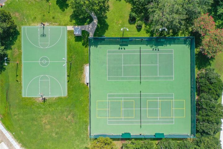 Tennis, picleball and basket ball