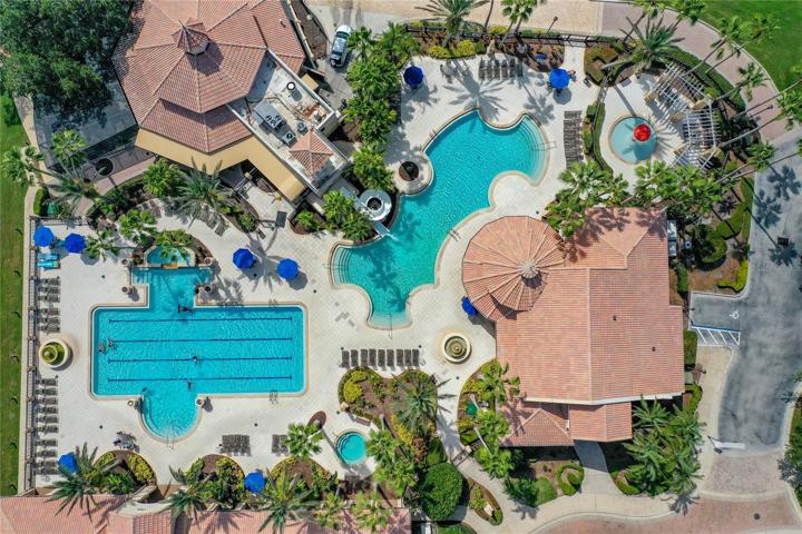 The community has two pools, resturant and gym