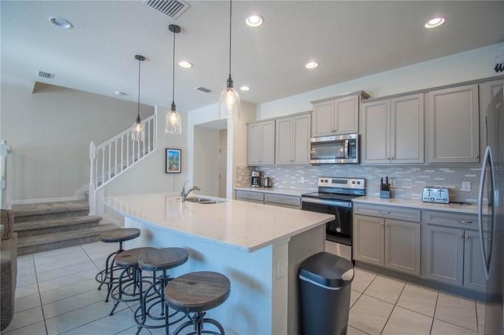 Kitchen View to Stairs