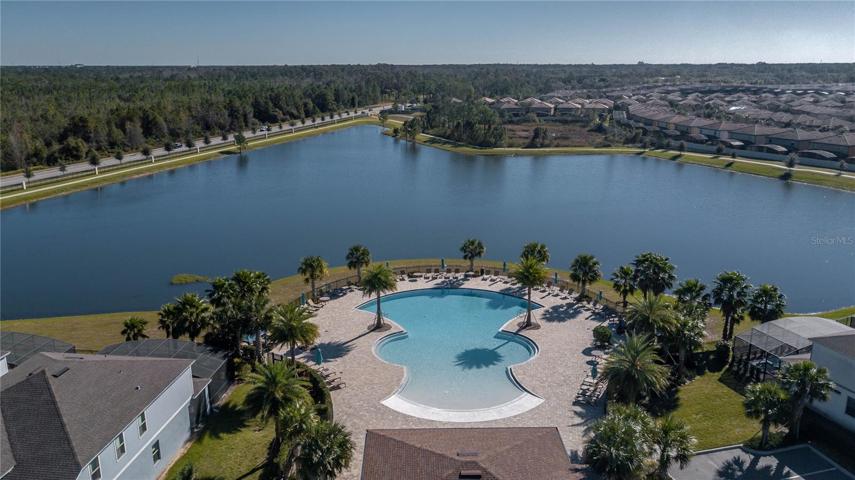 Community Pool Overlooking Sparkling Lake