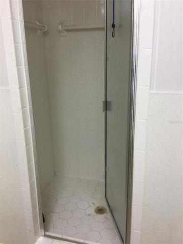 Walk in shower off great room