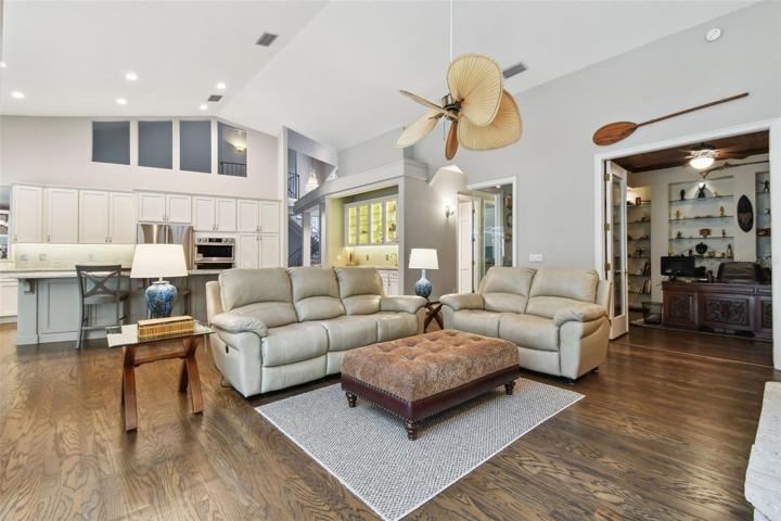 Looking from Family Room to kitchen