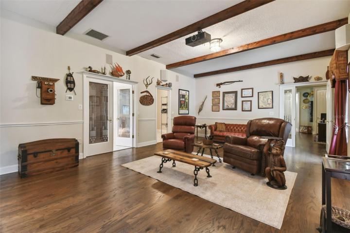 Door to left goes into Full Bed/Bath/Gym