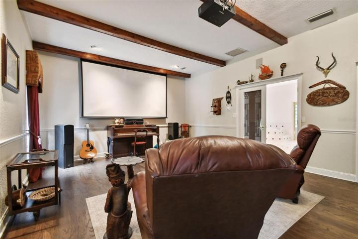 Complete with Auto Drop Screen and Projector