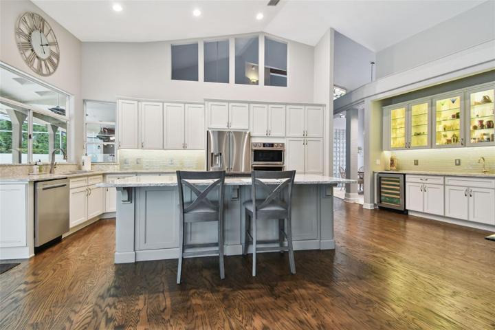 Quartz countertops.