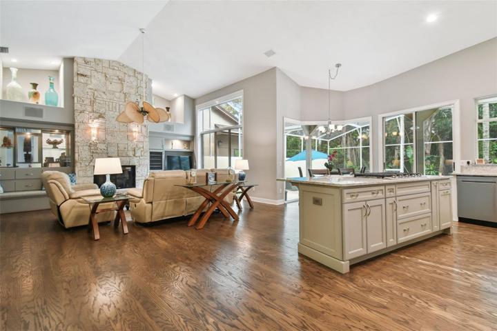 View from Dining area into Kitchen / Family Rm