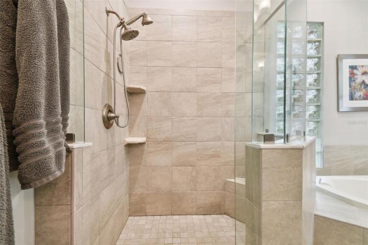 Beautiful Tile with multiple shower heads