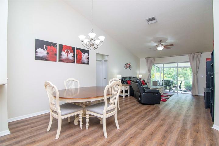 Living room/Dining combo