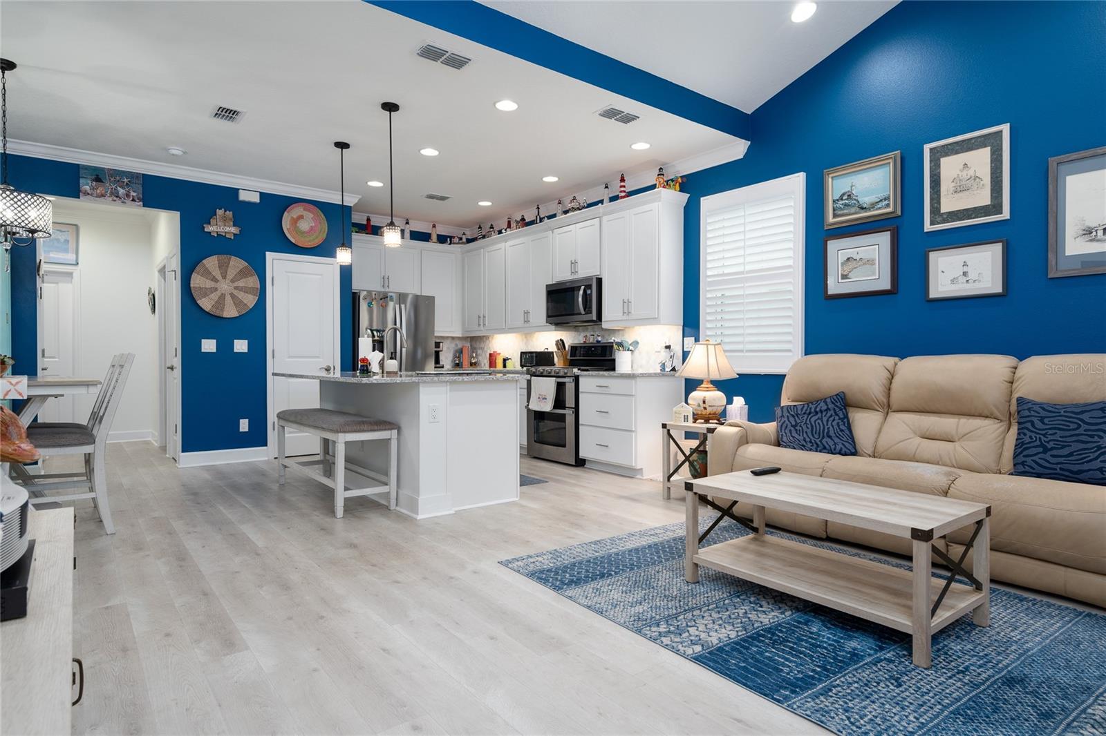 open floor plan