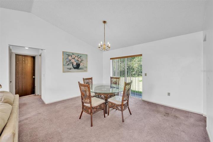 Dining area in Great Rm