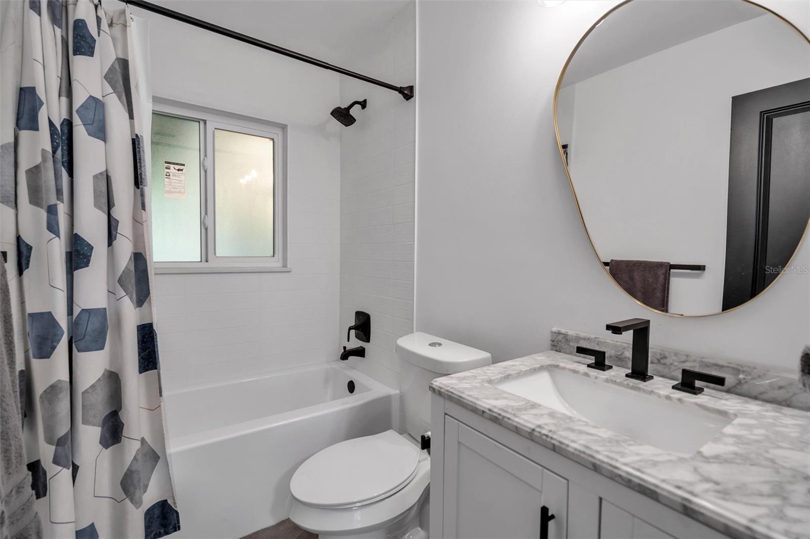 Hallway bathroom