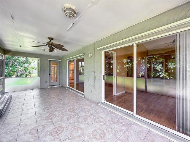 Inviting Lanai with sliders that open from Kitchen, Living room, Master bedroom