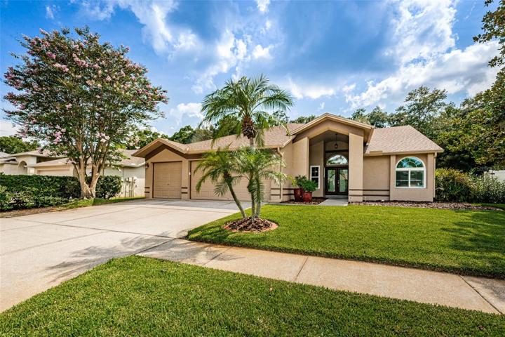 Welcome to 10216 Vista Pointe Drive! Beautifully manicured with mature landscaping.