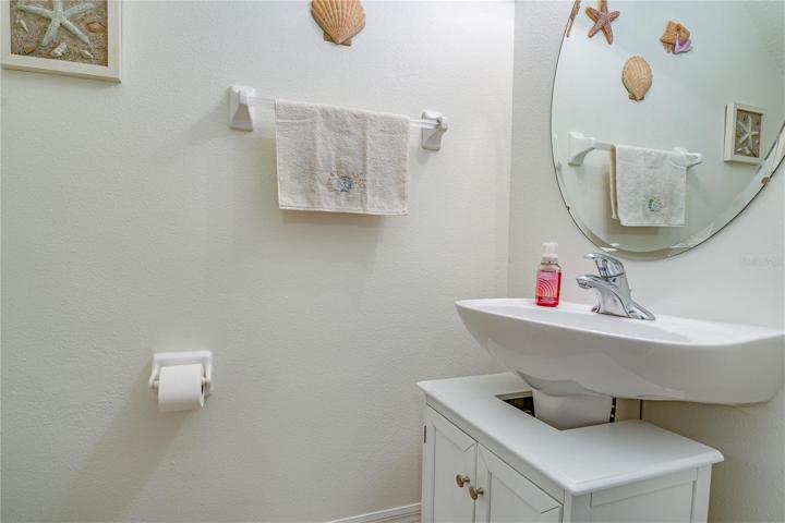 HALF BATH DOWNSTAIRS