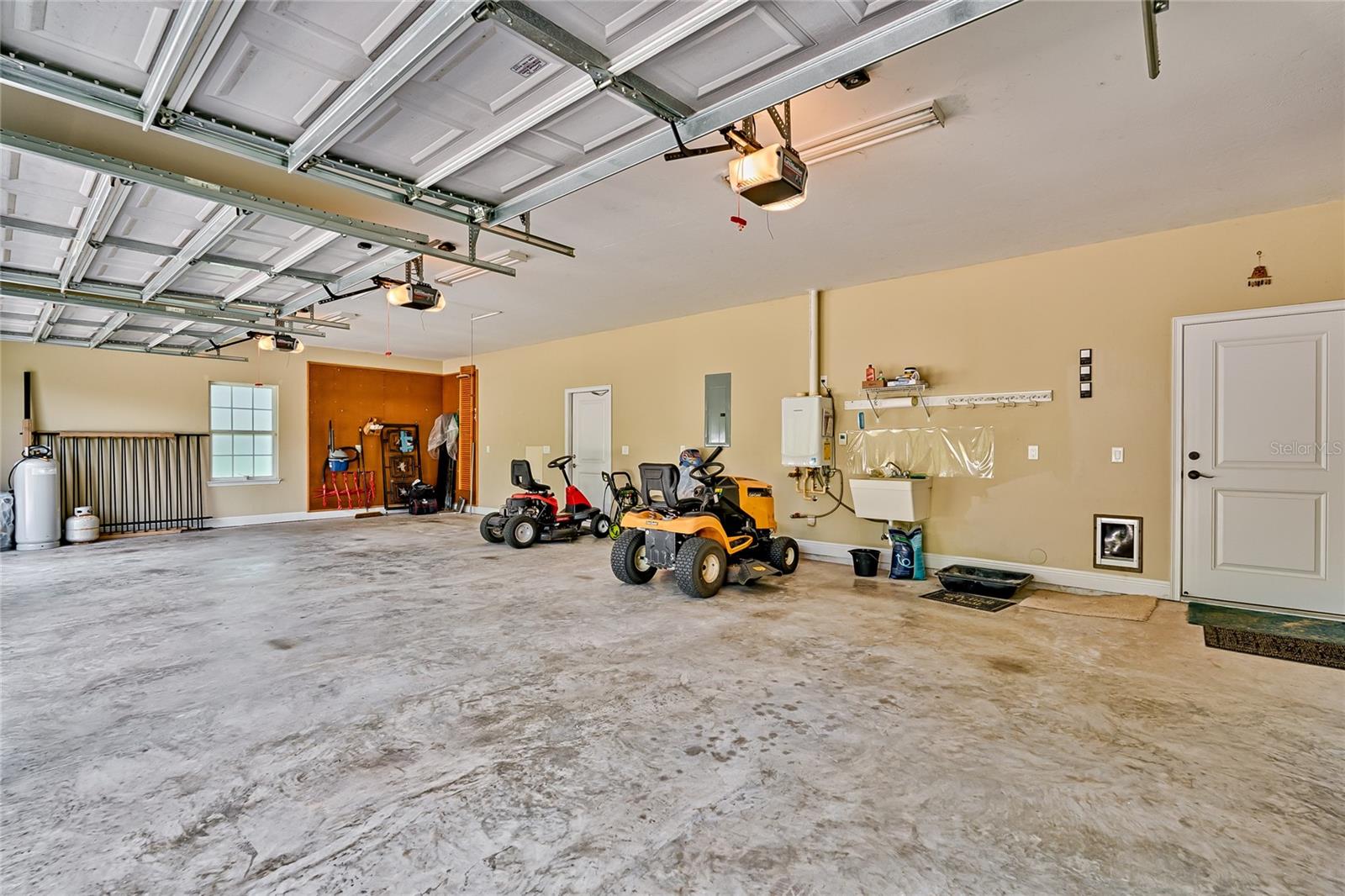 Inside 3 Car Garage