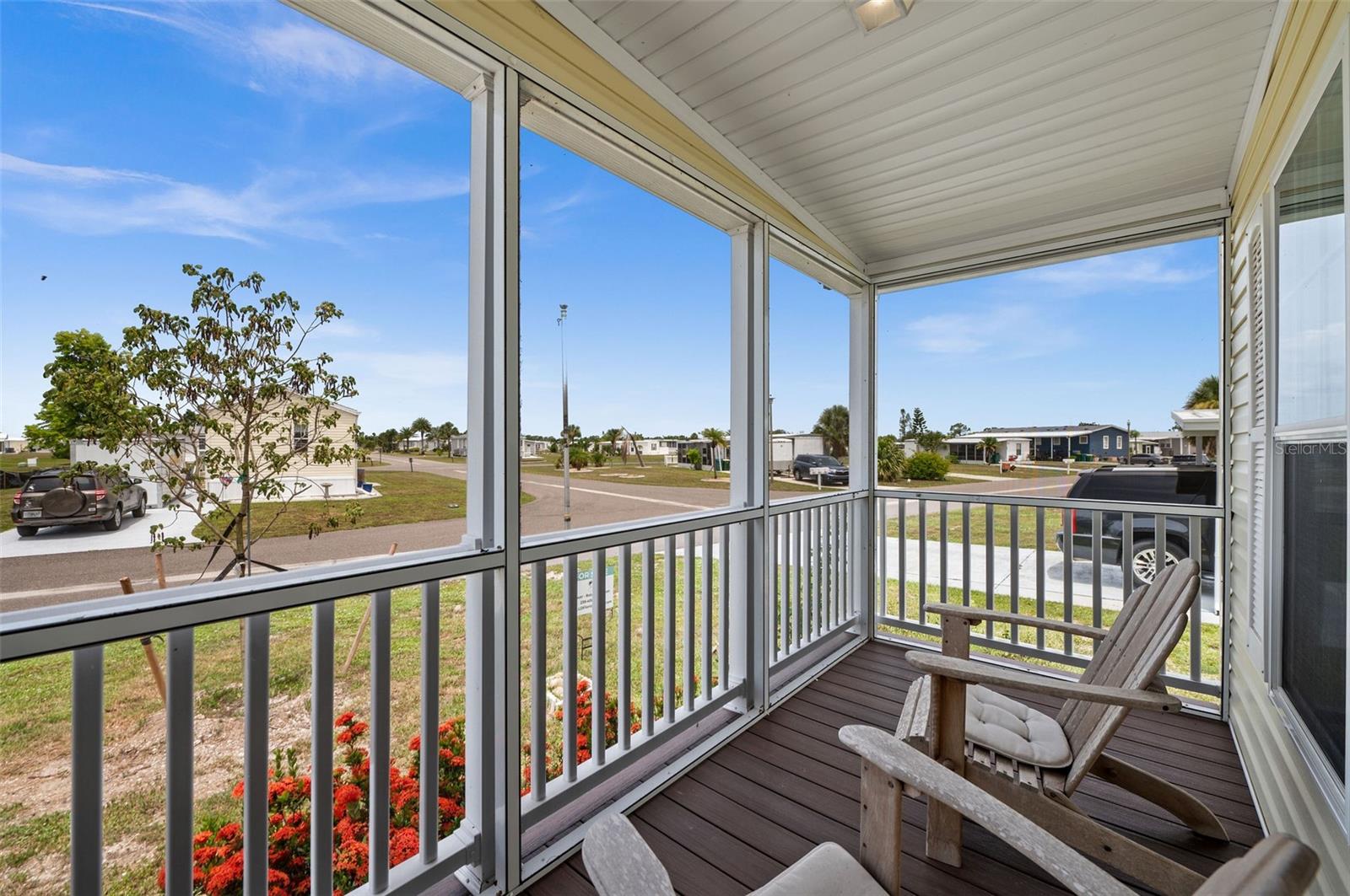 Screened in Deck