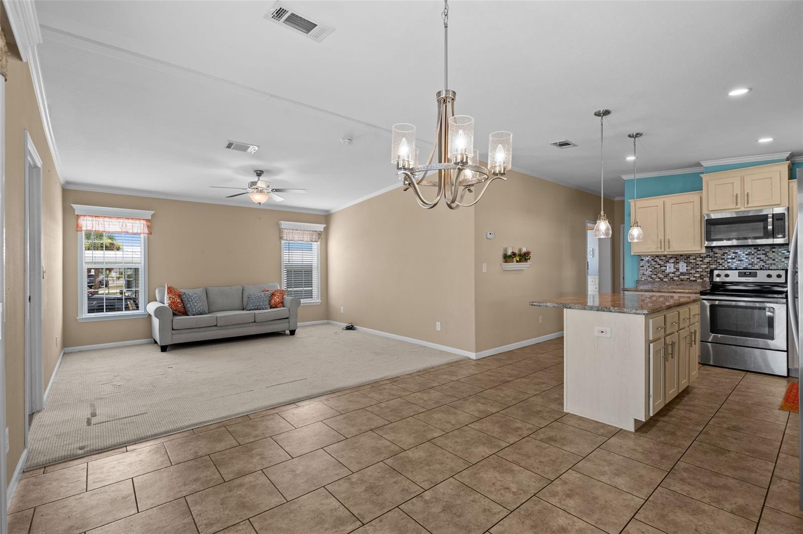 Open floor plan
