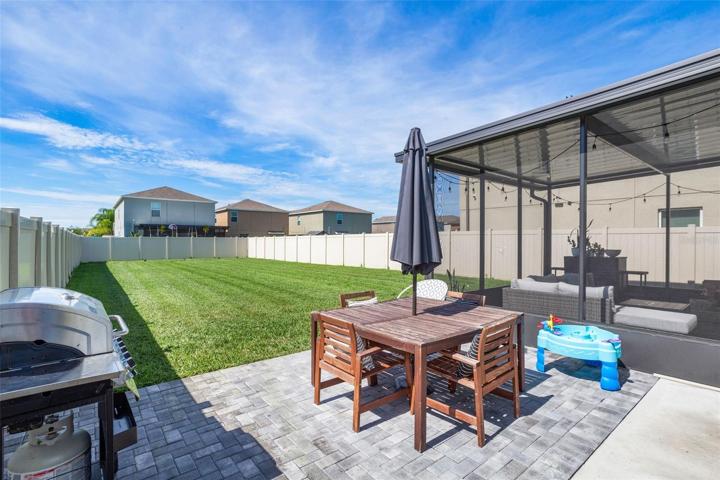 HUGE FENCED LOT!
