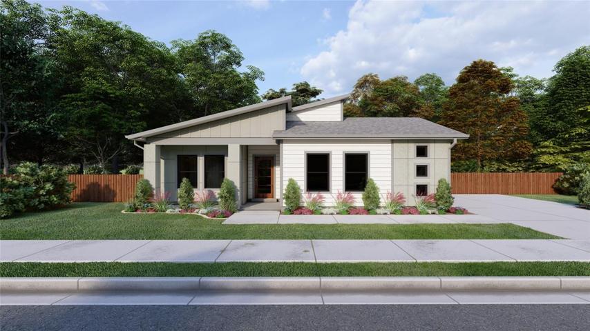 Artist Rendering of home to be built meant only to represent the elevation. Landscape, Fencing, along with other exterior features and finishes may not be included.