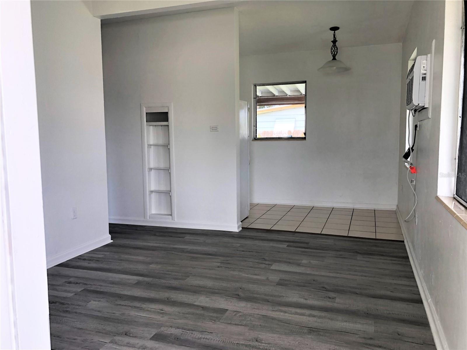 Living room looking towards dinette area