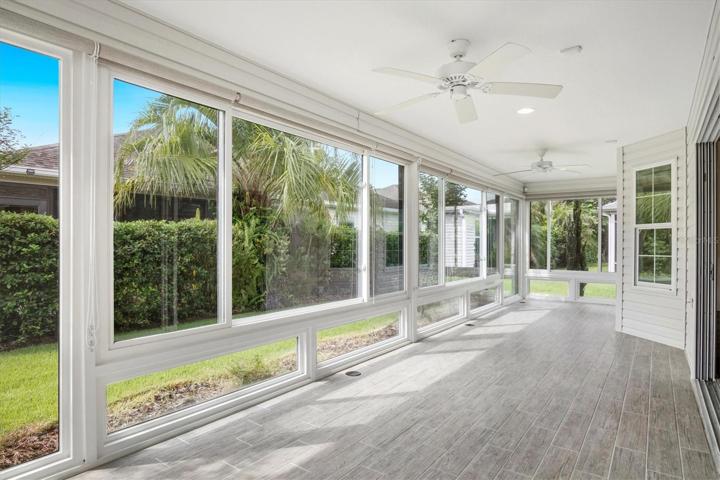 FANTASTIC FLORIDA ROOM WITH TILE FLOORS AND MITSUBISHI SPLIT CLIMATE CONTROL