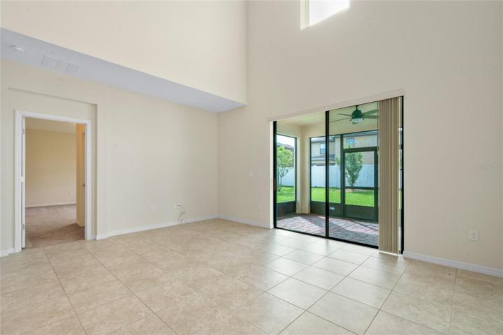 Master Bedroom recessed access off the Great Room.
