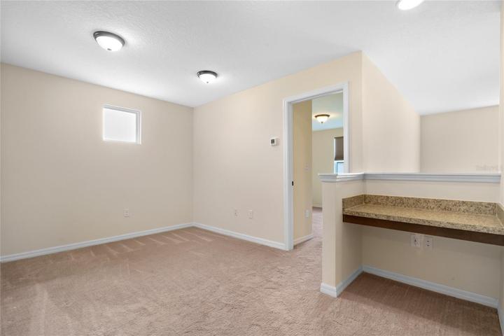Loft with Tech desk.